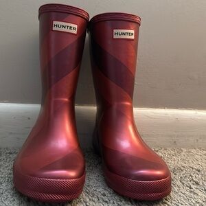 Little kids first striped nebula Hunter rain boots